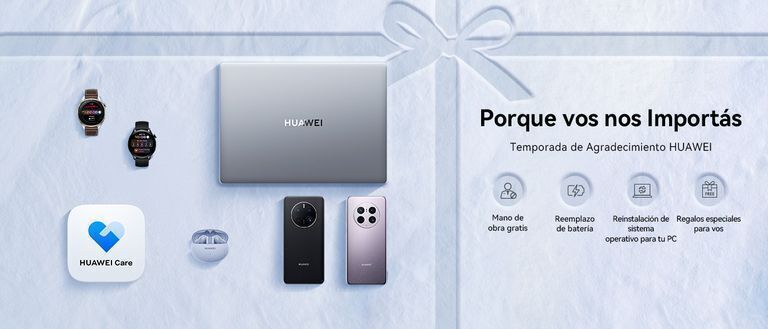 ¡Preparate para la navidad con la  Temporada de Agradecimiento HUAWEI!